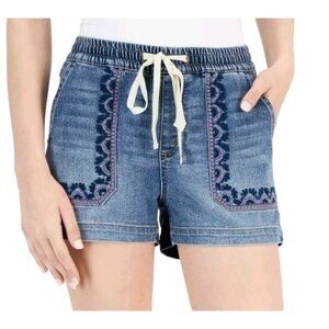 INC International Concepts Womens Size XXL High Rise Embroidered Shorts New